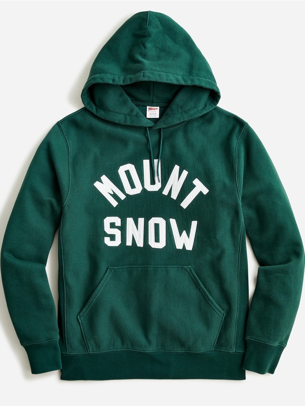 Mount Snow X J.Crew heritage 14 oz. fleece graphic hoodie